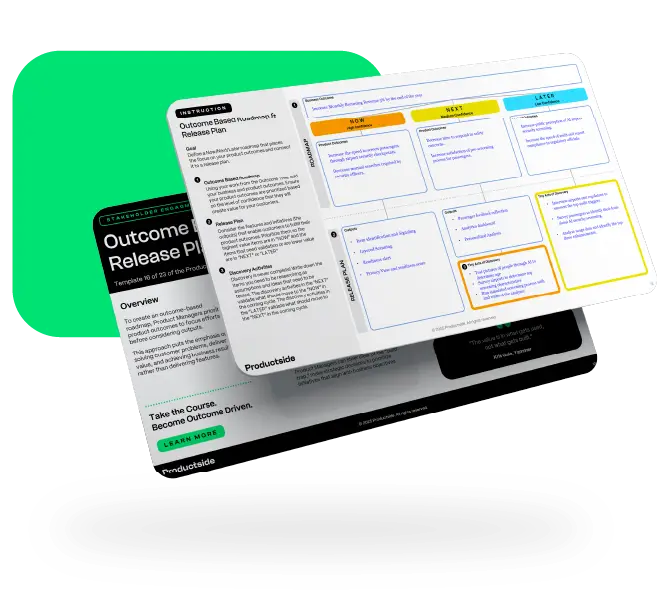 Productside Playbook pack cover showing B2B and B2C templates